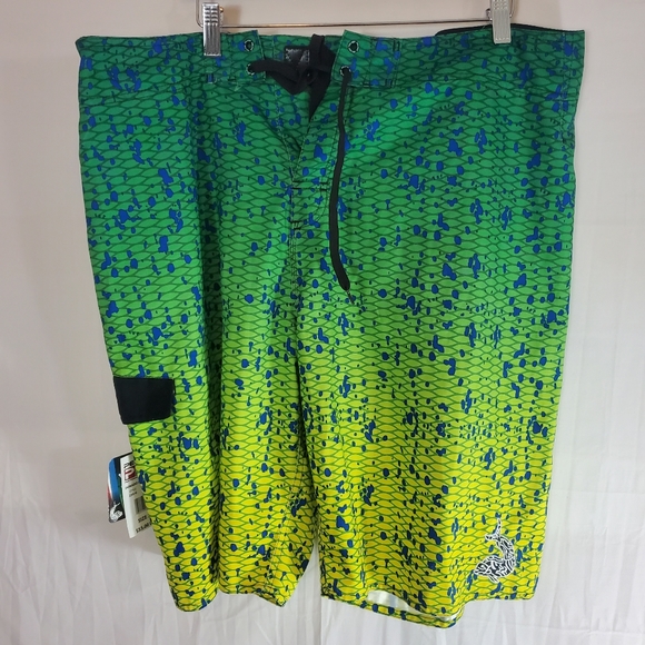 Pelagic Other - Pelagic Men's Size 38 Dorado Board Swim Shorts New with Tags